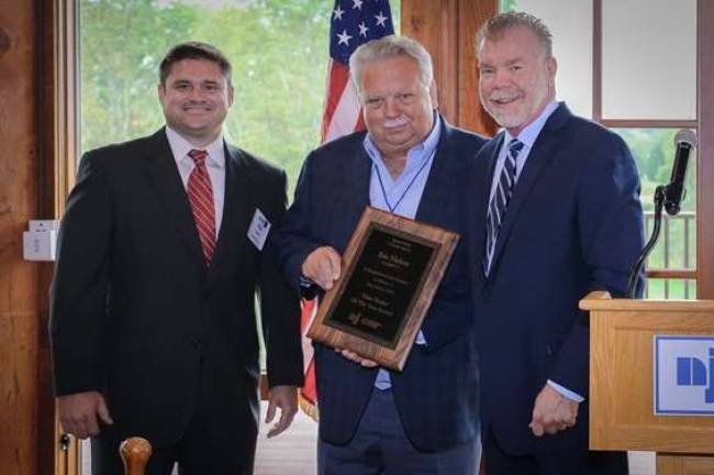 From left; Rob Larson, VP of Larson Ford and current NJ CAR chairperson, Eric Nielsen, and Jim Appleton,president of NJ Car Photo provided
