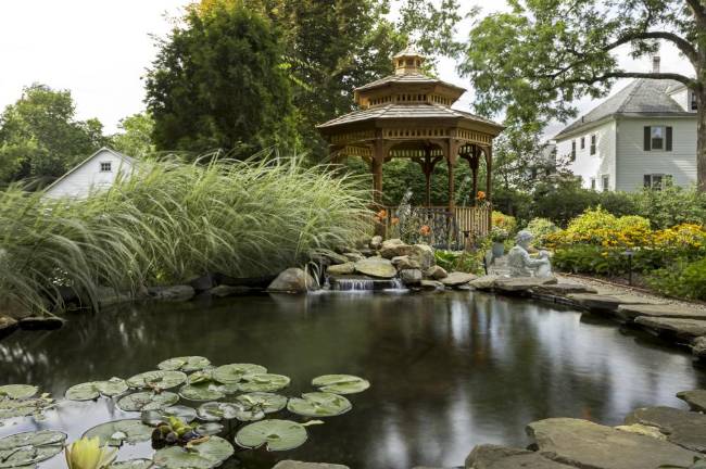 There are lots of outdoor places and hiking activities near the Whistling Swan, and places for solitude, such as at the Whistling Swan's gazebo.