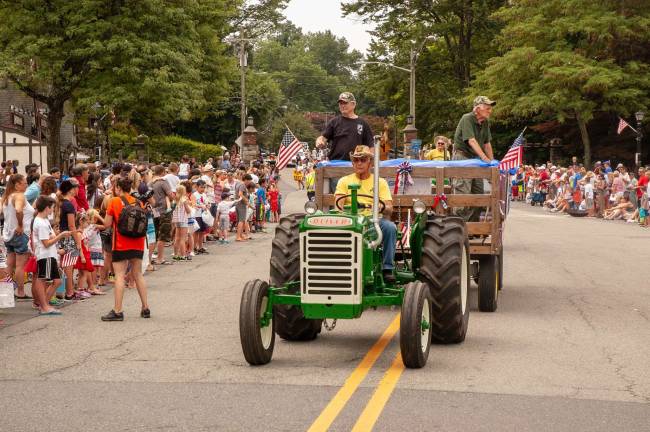 Tractor pulling a float ensures the agricultural community was represented Photos by Dave Case