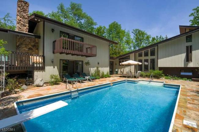 Spacious home with lakefront and heated pool