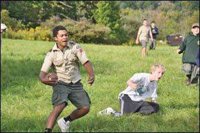 Sparta Troop 150 attends Scout Day Football Game at West Point