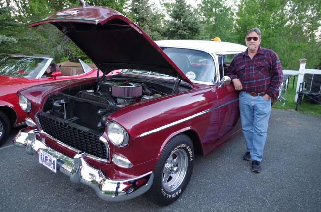 Ken Smith of Wantage with his 1955 Chevy Belair.