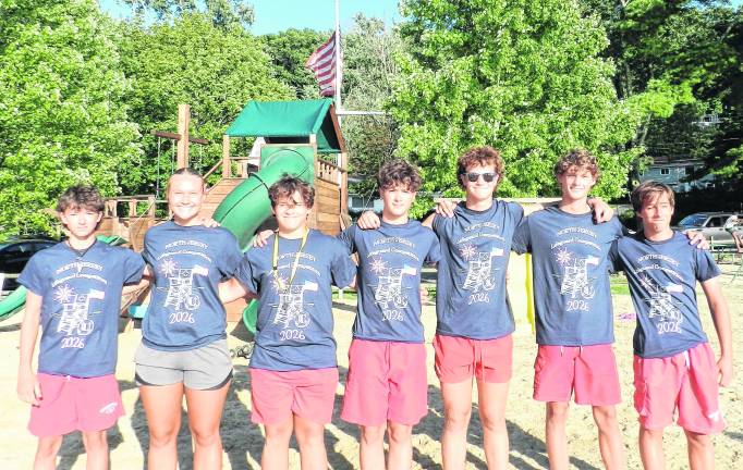 Lake Mohawk’s Rookie Team: Austin Dobbs, Samantha Williams, Lincoln Andres, Tyler Etro, Patrick Fitzsimmons, Seamus Clark and Nick Grano.