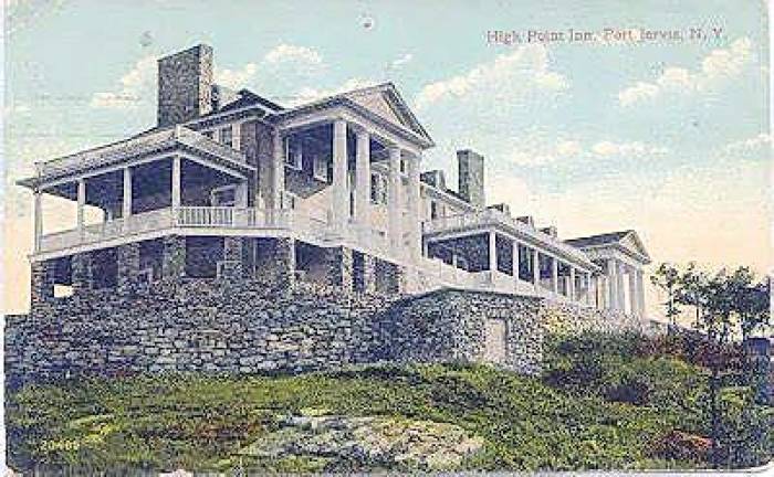 The Kuser Mansion in High Point State Park as it looked about 1910.