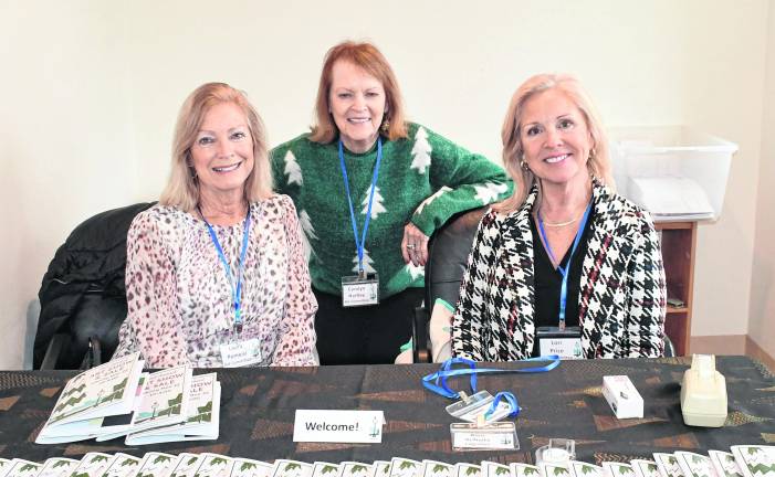 Art and Show organizers Laura Pomeisl, Carolyn Hartley and Lori Price.