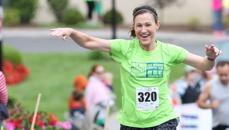 An enthusiastic runner from last year's event