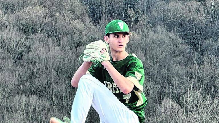 Bobby Meara pitches for Veritas Christian Academy.