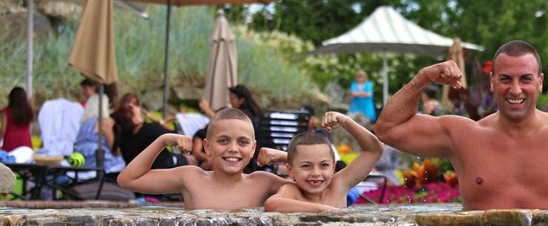 Father's Day at a resort