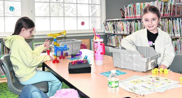 Leila and Alura McMahon of Sparta are shown.