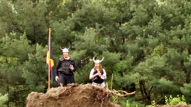 King and queen of the hill, and owners of Angry Erik's, Erik and Heide Hassing