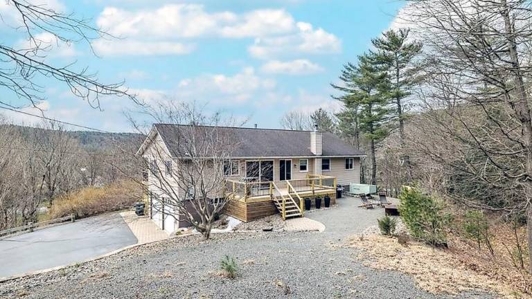 Unique, upscale and secluded home has scenic views