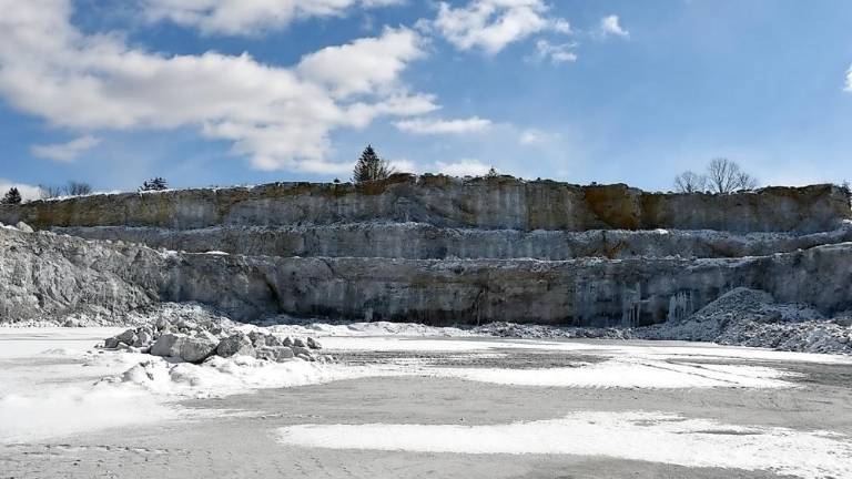 Braen Stone’s 250-foot-deep quarry in Franklin (Photo provided)