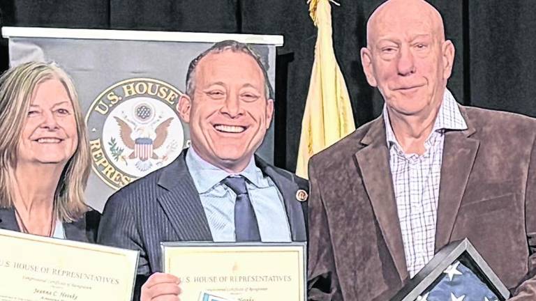 <b>Branchville residents Brad and Jeanne Heinke were recognized by United States Representative Josh Gottheimer as a Hometown Hero in December.</b>