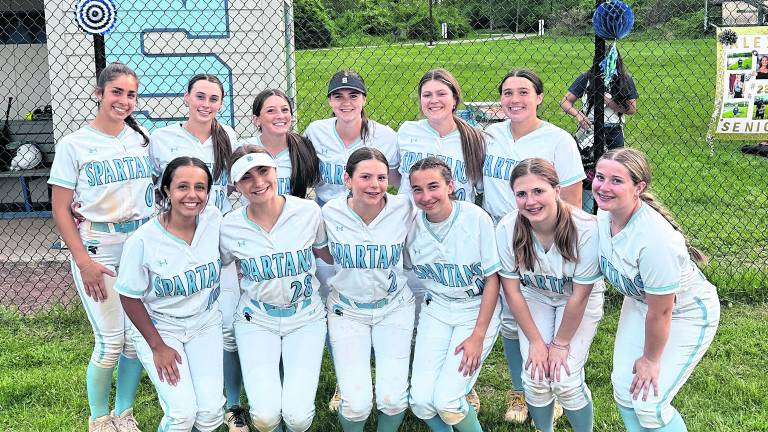 The Sparta softball team