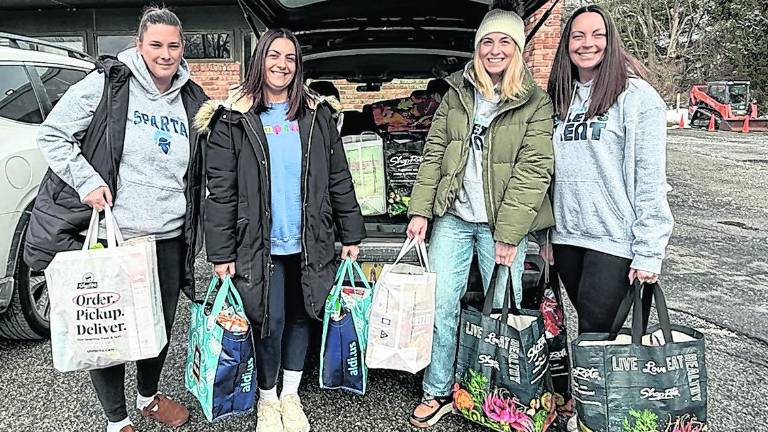 From left, Brianna Stafford, Tracy Burkholder, Janelle Ledyard, Melissa Wright. All are members of the non-profit’s board.