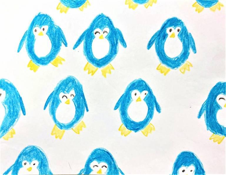 $!A past Wrapping Paper Contest entry by an 11-year-old artist, Esme.