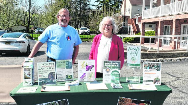 Kathy and Bob Wilson of Fred represented Ridge and Valley Conservancy.