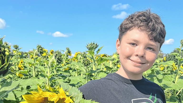 Braydon Bulkeley, 10, of Sparta showed few symptoms when he tested positive for COVID-19 on Christmas Day 2021. (Photos provided)
