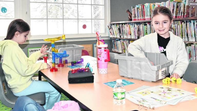 Leila and Alura McMahon of Sparta are shown.