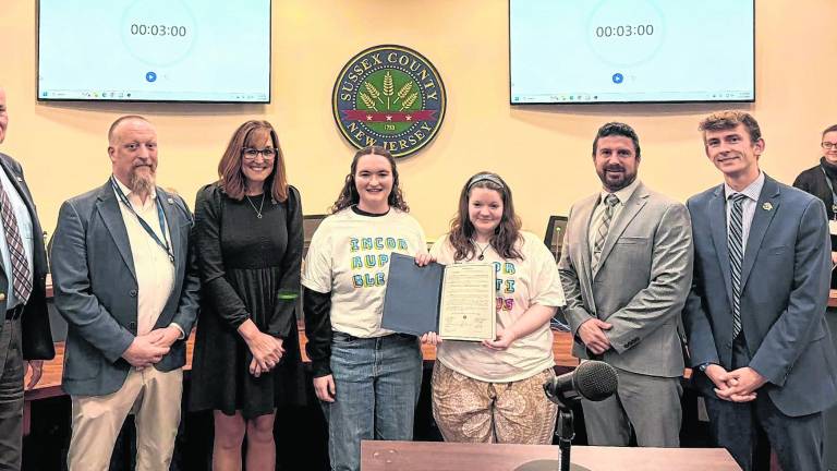 <b>The Sussex County Commissioners issued a proclamation in support of Take Down Tobacco.</b>